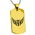 thumbnail image 1 of Stainless Steel Greek Mythology Pegasus Engraved Dog Tag Pendant Necklace, 1 of 1