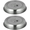 thumbnail image 1 of Stainless Steel Griddle Basting Cover (2pcs) - 20CM, 1 of 5
