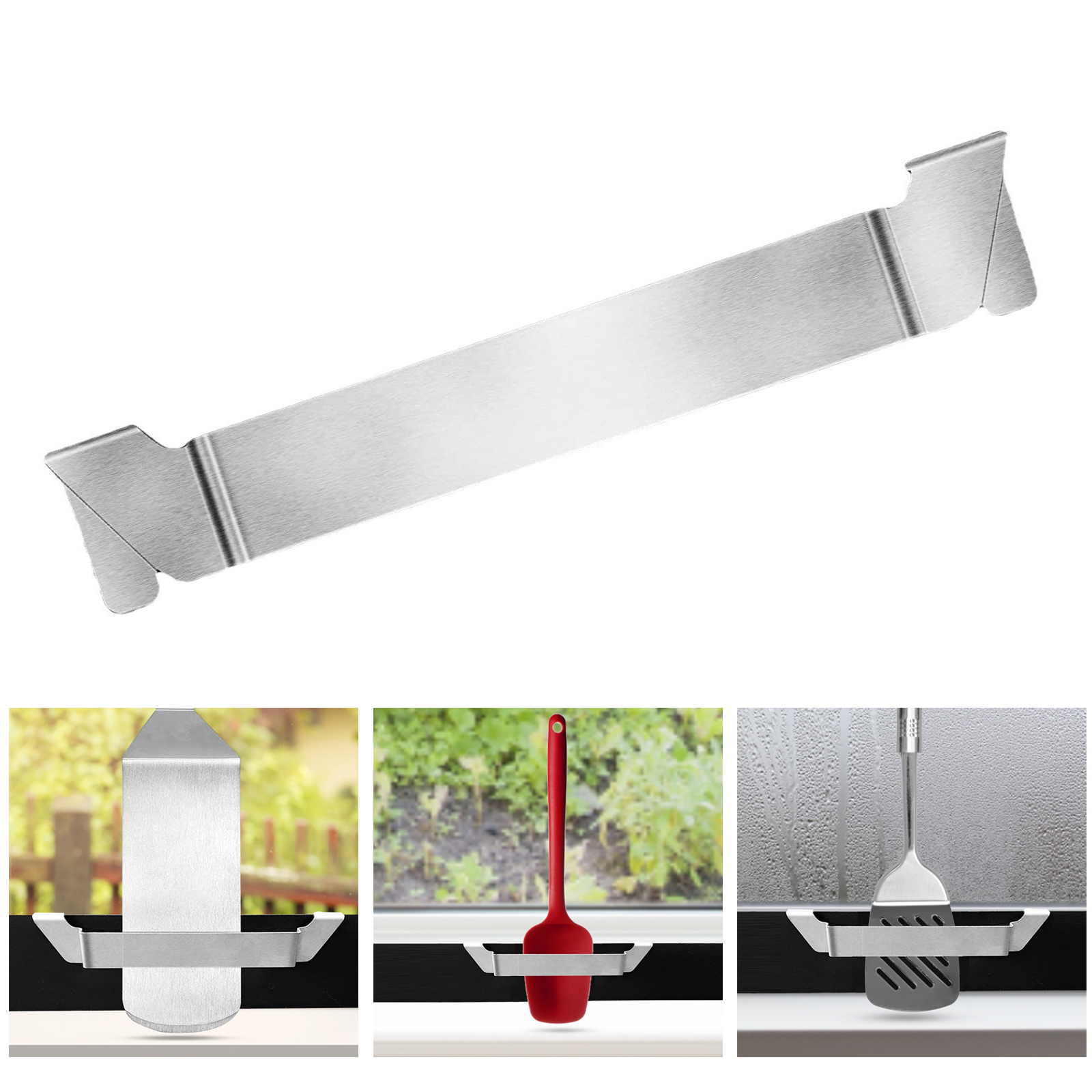 Stainless Steel Griddle Spatula Holder, Barbecue Tool Hold Rack Griddle