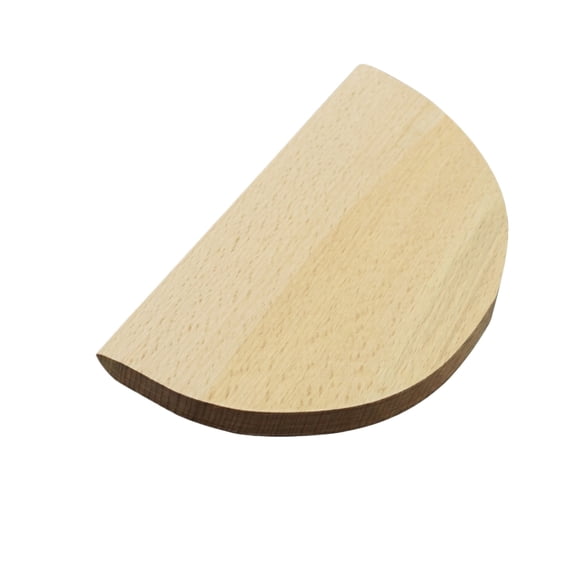 Stainless Steel Griddle Spatula | Solid Wood Crepe Kitchen Tool for Baking and Cooking | 8 Inch Single Piece