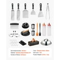 thumbnail image 1 of Stainless Steel Griddle Tool Set, 28 PCS with Spatula, Burger Press, Scraper & Squeegee for Flat Top Grill BBQ Cooking, 1 of 10