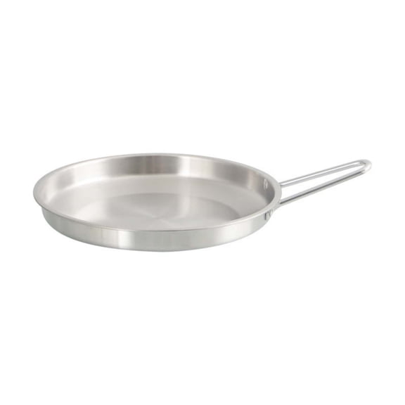 Stainless Steel Griddle Universal Flat Top Round Plate Grill Griddle for BBQ Grill Teppanyaki Portable Family Cookware with Handle for Camping Tailgating Party