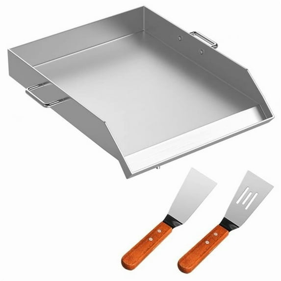 Stainless Steel Griddle Universal Rectangular Plate Flat Top Plancha Comal