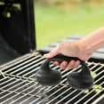 thumbnail image 1 of Stainless Steel Grill Brush | Bristle-Free BBQ Cleaner | Ergonomic Handle | Grill & Bakeware Scraper | Safe for Porcelain Ceramic Grates | Portable | 1 Piece | 7.28"x3.93"x3.54", 1 of 6
