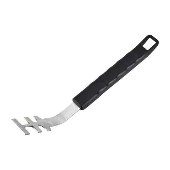 Stainless Steel Grill Grate Lifter Tool Universal BBQ Utensil for Secure Hot Grate Handling and Camping Accessories