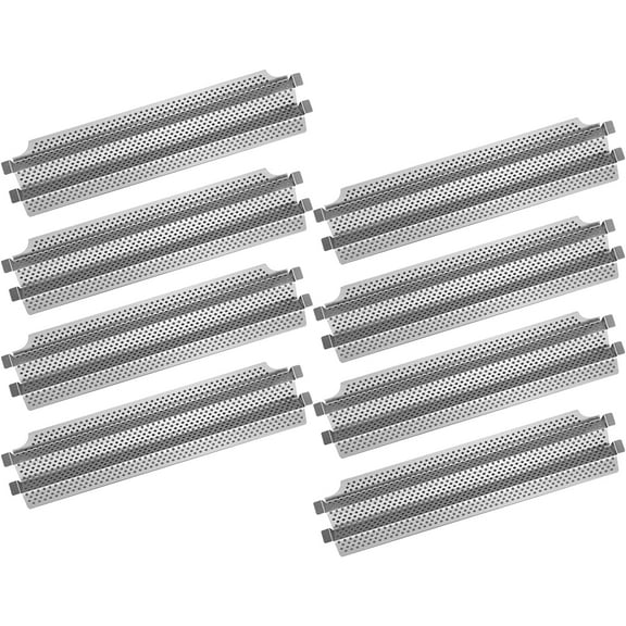 Stainless Steel Grill Heat Plates Heat Shield Burner Cover, BBQ Gas Grill Replacement Parts for Viking VGBQ 30 in T Series, VGBQ 41 in T Series, VGBQ 53 in T Series, VGBQ30, VGBQ41, VGBQ53