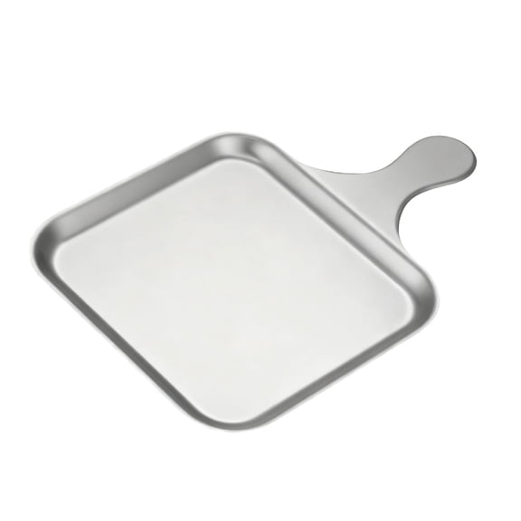 Stainless Steel Grill Plate For Steak Snacks Camping Picnic Dinner Serving Tray