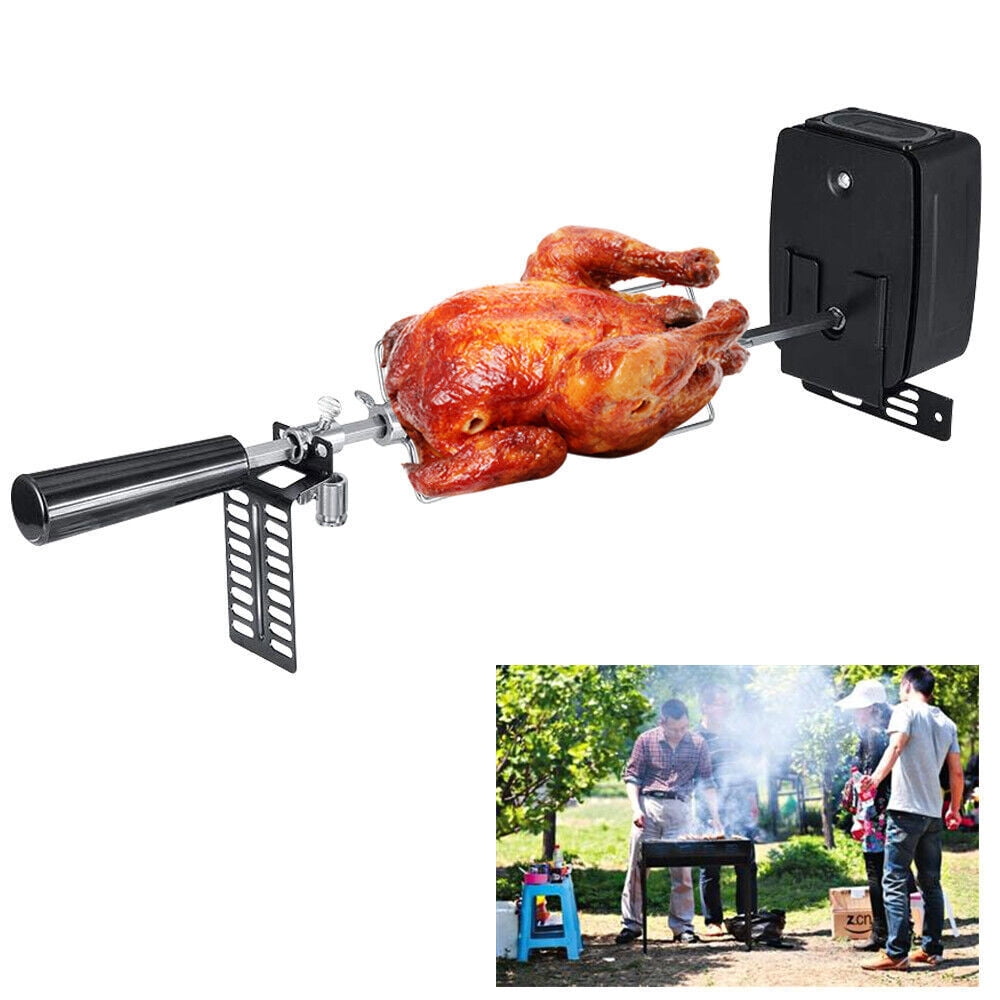Rotesire Chicken Rack Stainless Steel Grill Rotisserie Kit Grilled chicken rack Universal ...