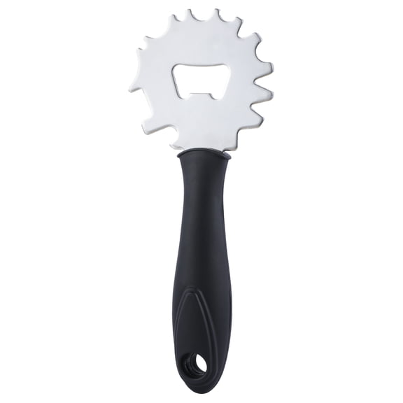 Stainless Steel Grill Scraper - BBQ Grill Cleaner Tool with Extended Handle & Bottle Opener Accessories, Fits Most Grill Grates or Griddles