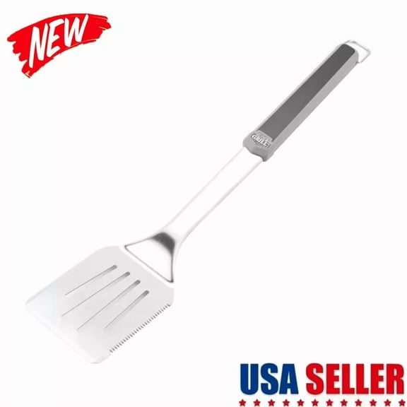 Stainless Steel Grill Spatula Indoor Outdoor Cooking Grilling Multipurpose New