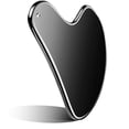 thumbnail image 1 of Stainless Steel Gua Sha Facial Tools Guasha for Face Metal Gua Sha Tighten Skin Massage Guasha Beauty Tool for Body Eyes Neck Massager with Travel Pouch Skin Care Gifts (Black), 1 of 13