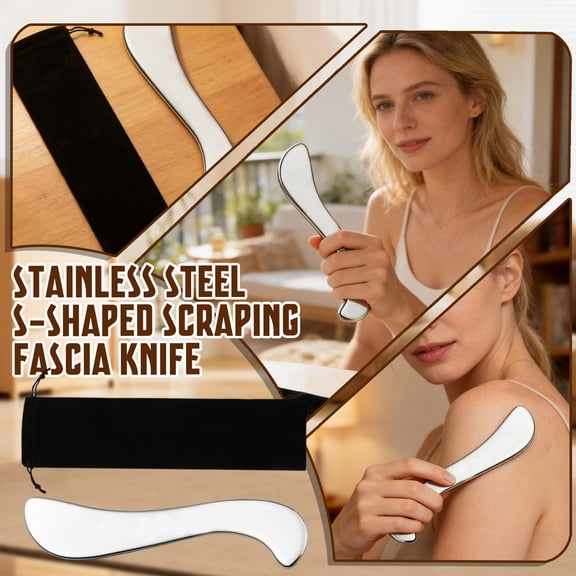 Stainless Steel Gua Sha Muscle Scraper Tool  Muscle Scraping Tool, Guasha Massage Scraper, Skin Scraping Tool for Body Relief