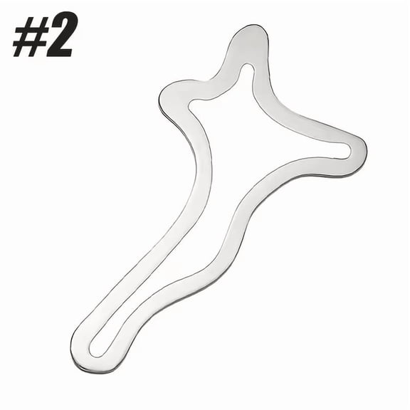 Stainless Steel Gua Sha Scraping Massage Tool for Lymphatic Drainage, Face & Body Puffiness Relief, Skin Radiance Enhancement Professional Grade Beauty Tool for Daily Self-Care