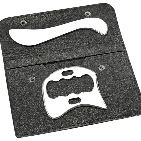 Stainless Steel Gua Sha Scraping Massage Tool for Arms, Back, Neck and Soft Tissue Mobilization