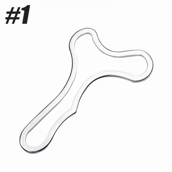 Stainless Steel Gua Sha Tool for Lymphatic Drainage & Face Puffiness Relief