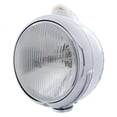 thumbnail image 1 of Stainless Steel Guide 682-C Headlight H4 & Dual Mode LED Signal - Clear Lens, 1 of 1