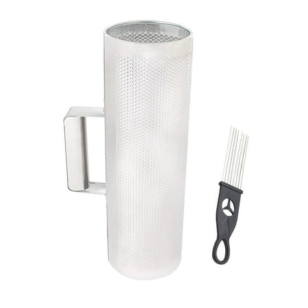 Stainless Steel Guiro, Durable Guiro With Scraper Musical Percussion Instrument With Scraper - 12x4 Inch