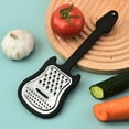 thumbnail image 1 of Stainless Steel Guitar Cheese Grater, Sturdy Stainless Steel Cheese Grater Guitar Designs Handheld Food Shredders with Comfortable Grip for Kitchen Use, 1 of 5