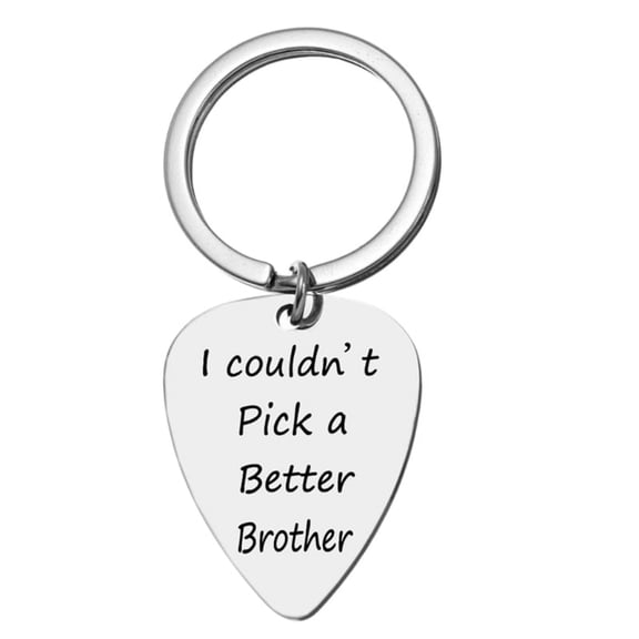 Stainless Steel Guitar Picks Gift Paddles for Guitarist Music Lovers Gifts Durable Delicate Picks Jewelry Keychain