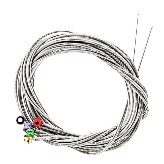 ifundom 1Set Plated Silver Bass Metal Durable Music Wire for Bass Instrument Accessories
