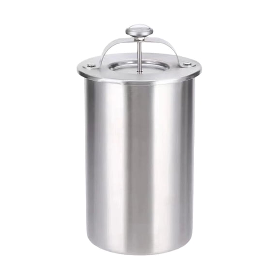 Stainless Steel Ham Maker Meat Press with Thermometer,Homemade Lunch Meat Maker Mold with Spring-Loaded Platen for Cold Cuts, Meatloaf, and Sandwich Making