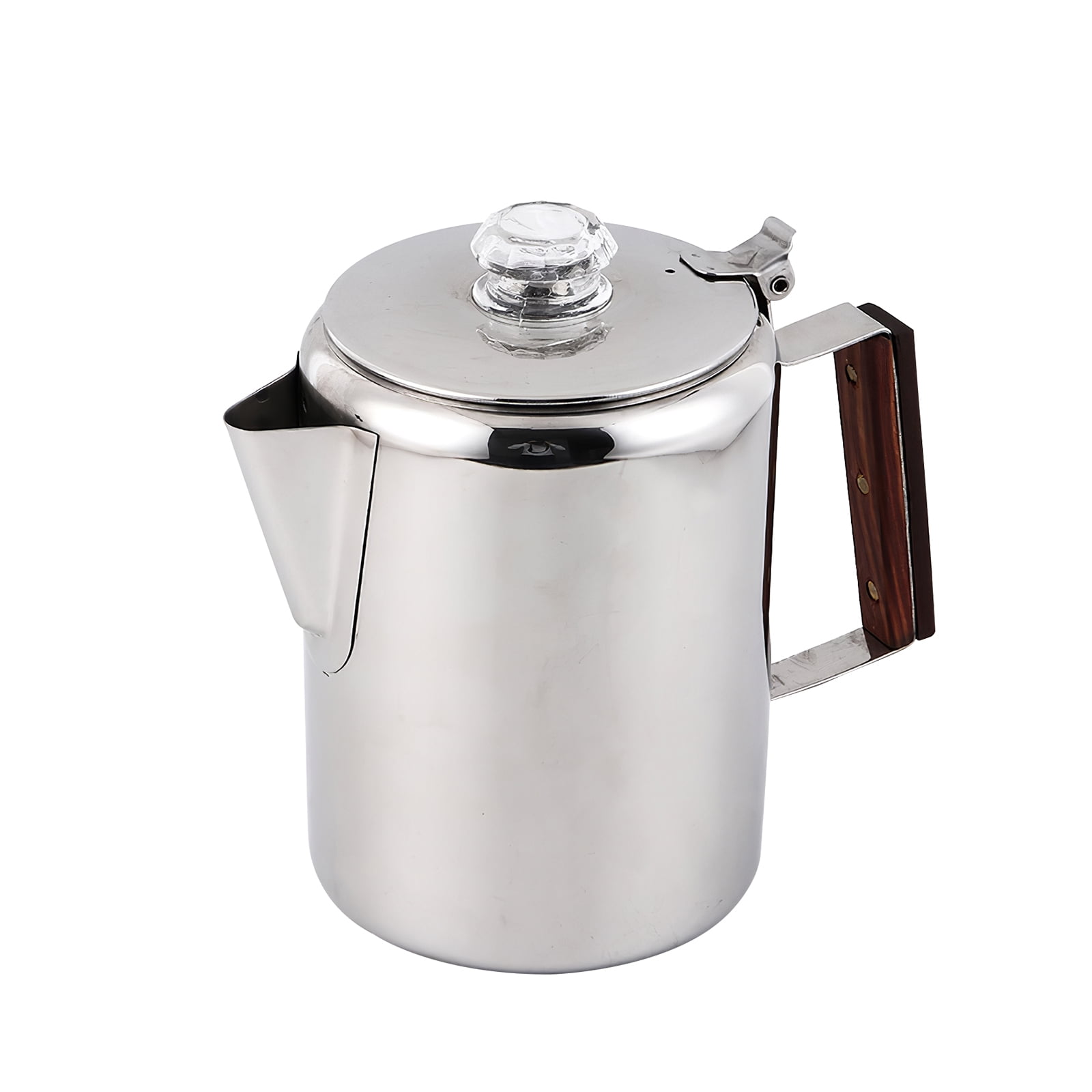 Stainless Steel Hand Brewed Coffee Pot With Short Spout Retro Coffee Pot 