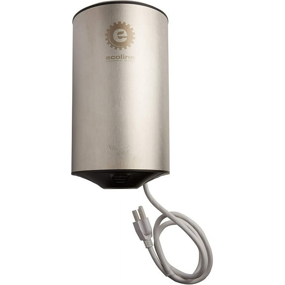 Stainless Steel Hand Dryer, Commercial, Heavy Duty, Electric, Strong Airflow and Low Noise, Eco Friendly