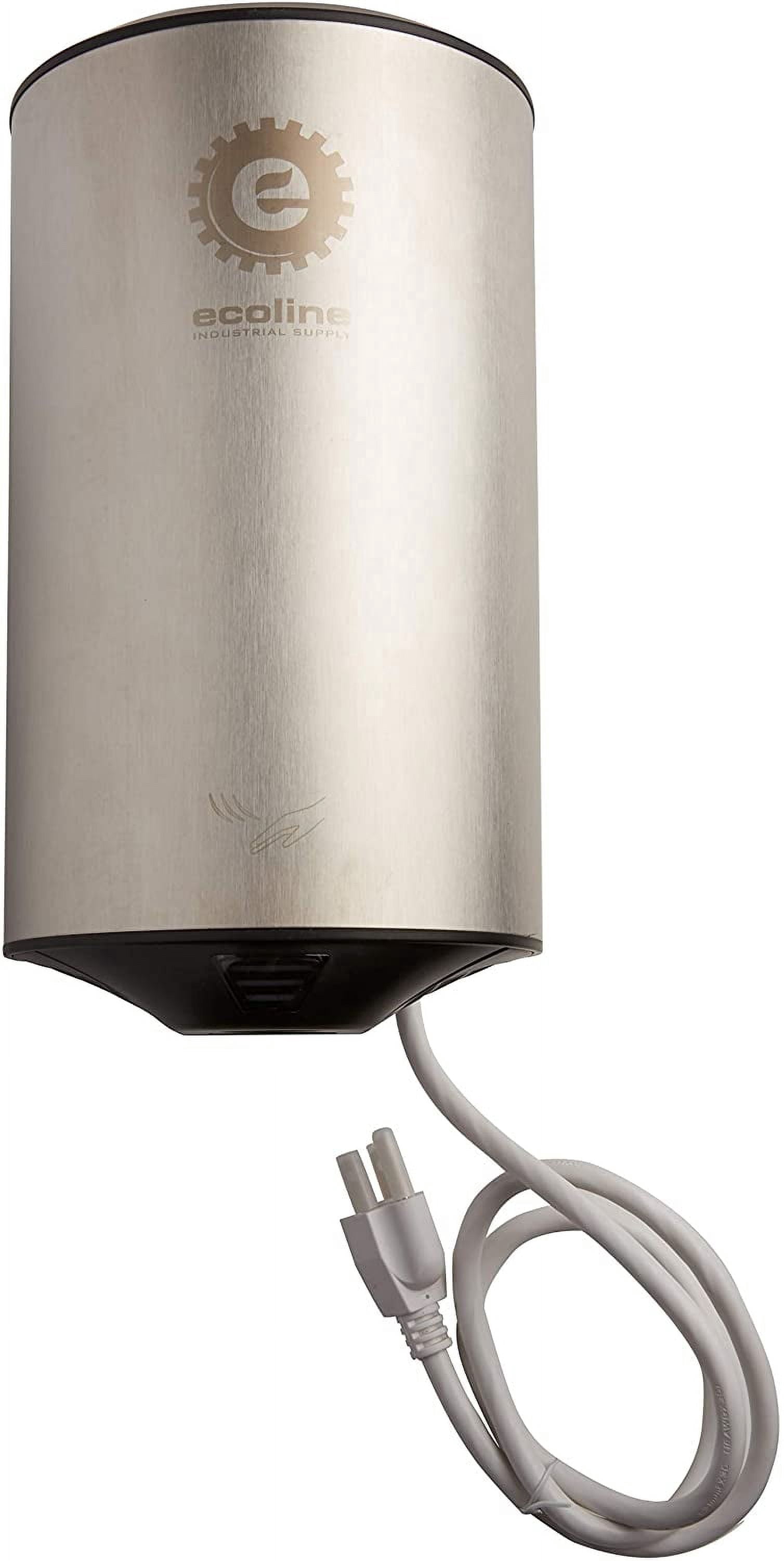 Stainless Steel Hand Dryer, Commercial, Heavy Duty, Electric, Strong Airflow and Low Noise, Eco Friendly
