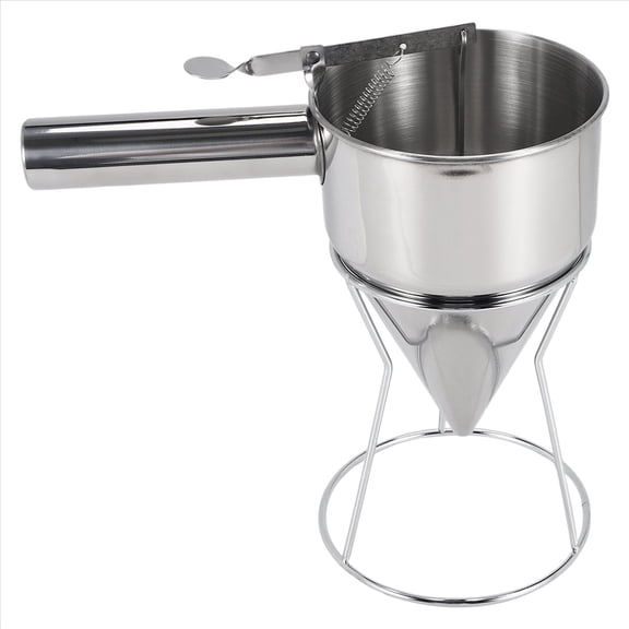 Stainless Steel Hand-Held Funnel Dispenser Octopus Pellets Funnel Tool Hand-Held Mixing Batter Separator