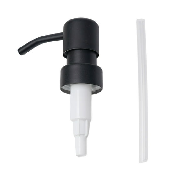 Stainless Steel Hand Liquid Soap Pump Lotion Dispenser Head Push Type for Bathroom Kitchen Foam Soap Shampoo Pump Tube Accessory