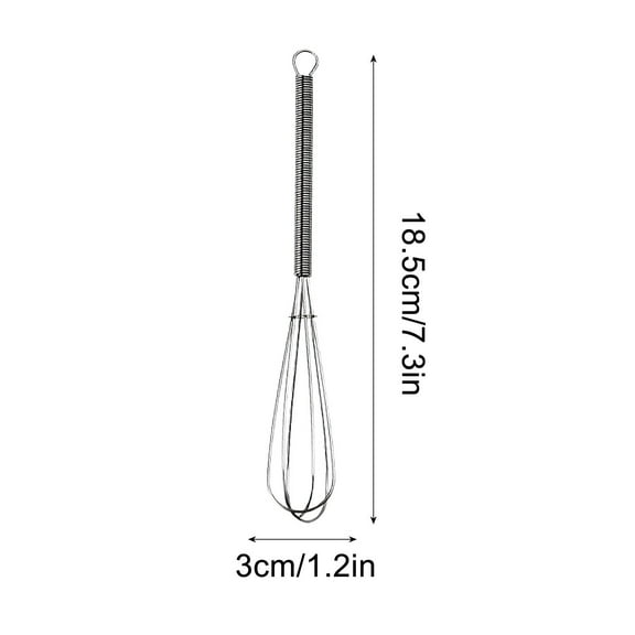 Stainless Steel Hand Mixer & Egg Beater | Multifunctional Kitchen Whisk Tool for Cooking | Perfect for Eggs Milk Cream & Batters | Includes 1 Agitator