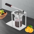 thumbnail image 1 of Stainless Steel Hand Press Manual Citrus Juicer - Commercial Lemon & Orange Squeezer with Measuring Cup - Compact & Durable Handheld Juicer for Kitchen & Home (9.76x5.12x11.42 Inches), 1 of 12