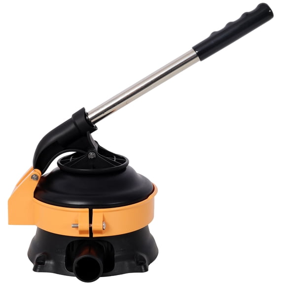 Stainless Steel Hand Water Pump for Garden Irrigation 13ft Max Head, 1-1/2" Hose Connection, No Electricity Needed