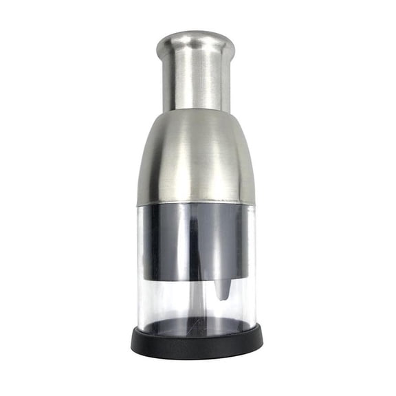 Stainless Steel Handheld Veg Chopper Professional Garlic Press Small Processor for Vegetables Chili Salads