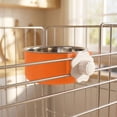 thumbnail image 1 of Stainless Steel Hanging Pet Bowl for Dog Crate, Clip On Food and Water Bowl for Small and Medium Dogs and Cats, 1 of 6