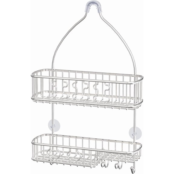 Stainless Steel Hanging Shower Head Caddy Organizer