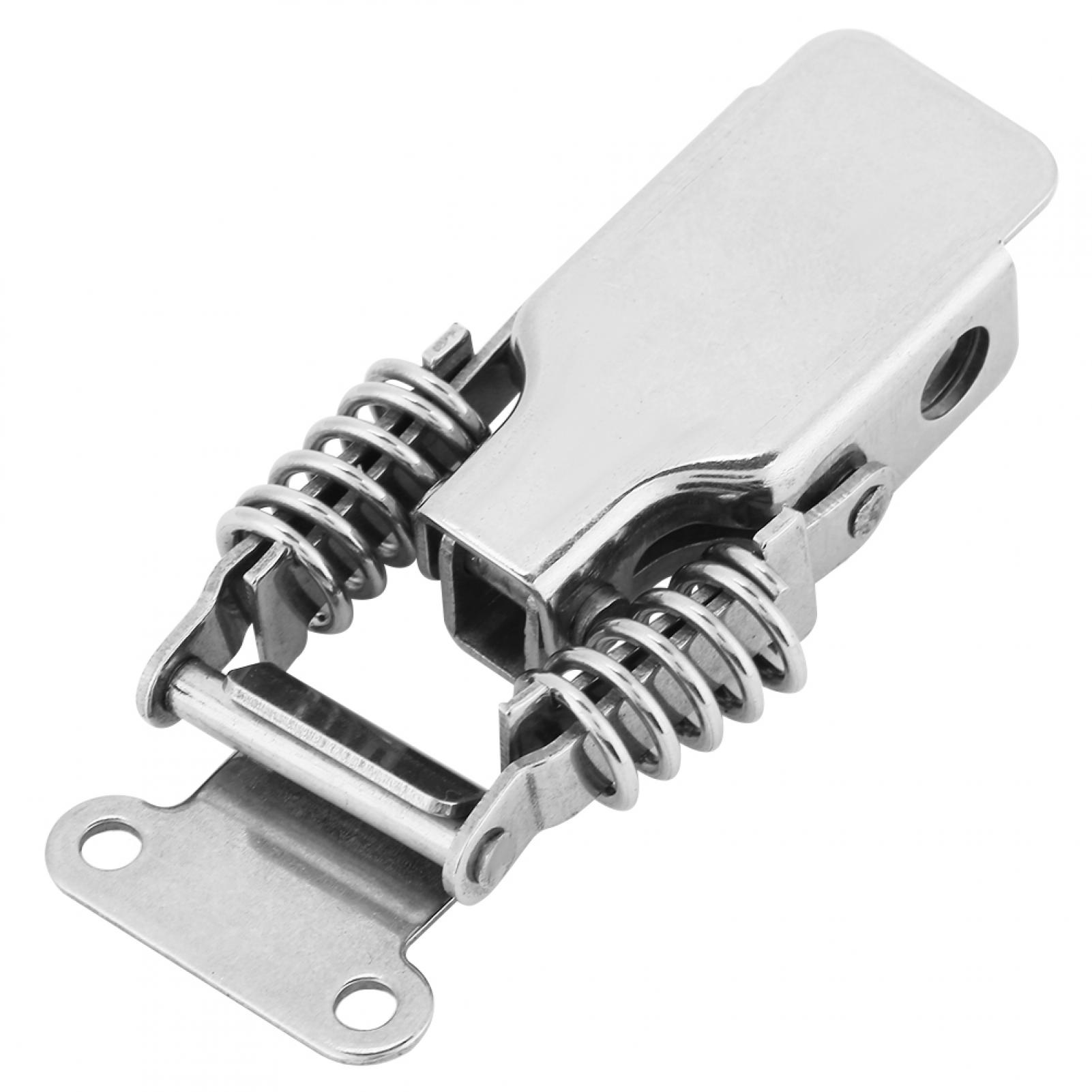 Stainless Steel Hardware Cabinet Case Spring Loaded Latch Catch Toggle ...