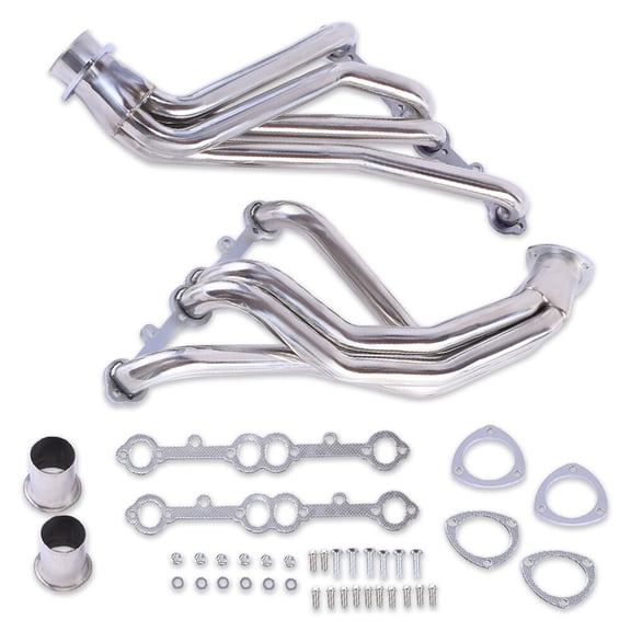 Stainless Steel Headers For GMC SBC 265 383 400 GM Pickup C10 1966-1972 Polished