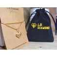 thumbnail image 1 of Stainless Steel Heart Necklace - Heart Necklace Handmade, 1 of 5