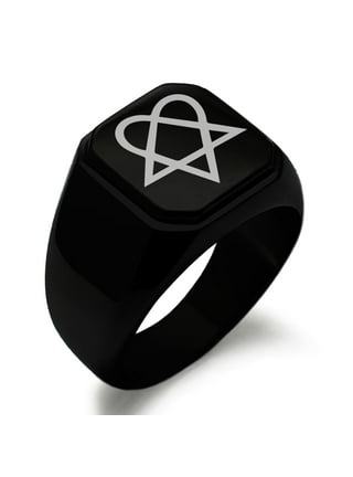 Heartagram ring sale