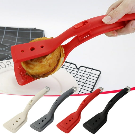 Stainless Steel Heat-Resistant Multifunctional Cooking Utensil - 2-in-1 Steak and Fish Turning Spatula with Easy Grip Handle - Kitchen Tool for Grilling, Frying and Flipping Meats