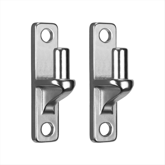 Stainless Steel Heavy Duty Gate Hinge, 2 Pack Wall Mount for Wood or Concrete, Outdoor Farm Hinge