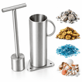 Sample Rocks Crusher Stainless Steel Heavy Duty Rock Pulverizer for Prospecting, Mining, and ...