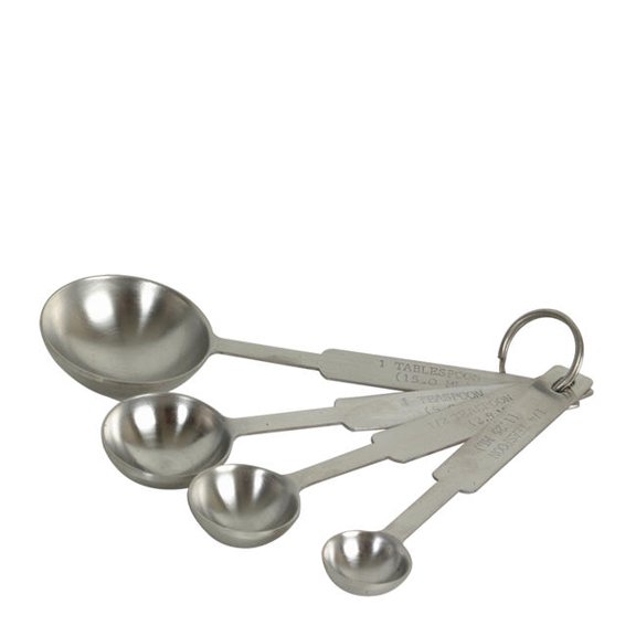 Stainless Steel Heavy Measuring Spoon Set (1/4, 1/2, 1 Tsp, 1 Tbsp), Comes In Set