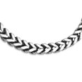 thumbnail image 1 of Stainless Steel Heavy Wheat 24inch Necklace - 24 Inch - Measures 10mm Wide, 1 of 2