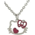 thumbnail image 1 of Sanrio Girls' Hello Kitty Silhouette Stainless Steel Pendant Necklace, 1 of 1