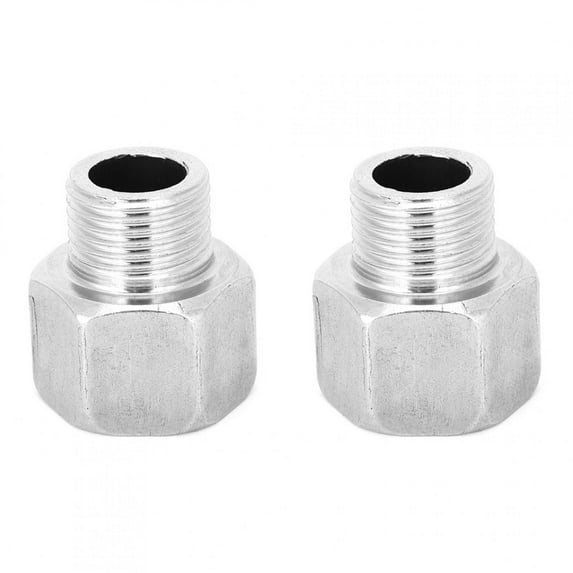 Stainless Steel Hex Head Reducer Threaded Pipe Adapter Male Thread G1/2 Female Thread G3/4