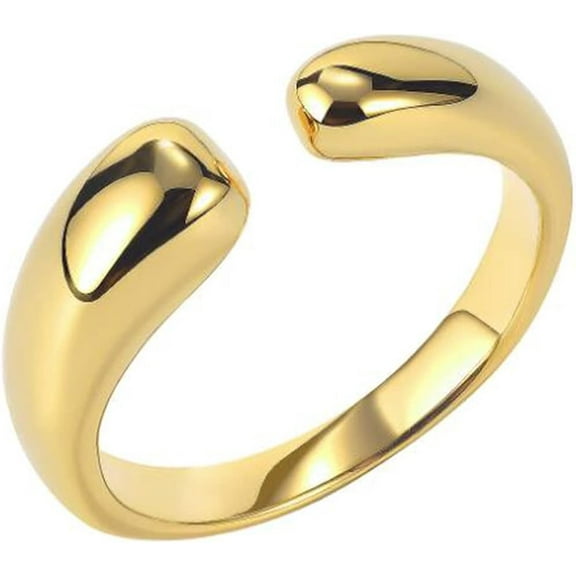 Stainless Steel High Polished Wedding Band Statement Promise Pinky Ring