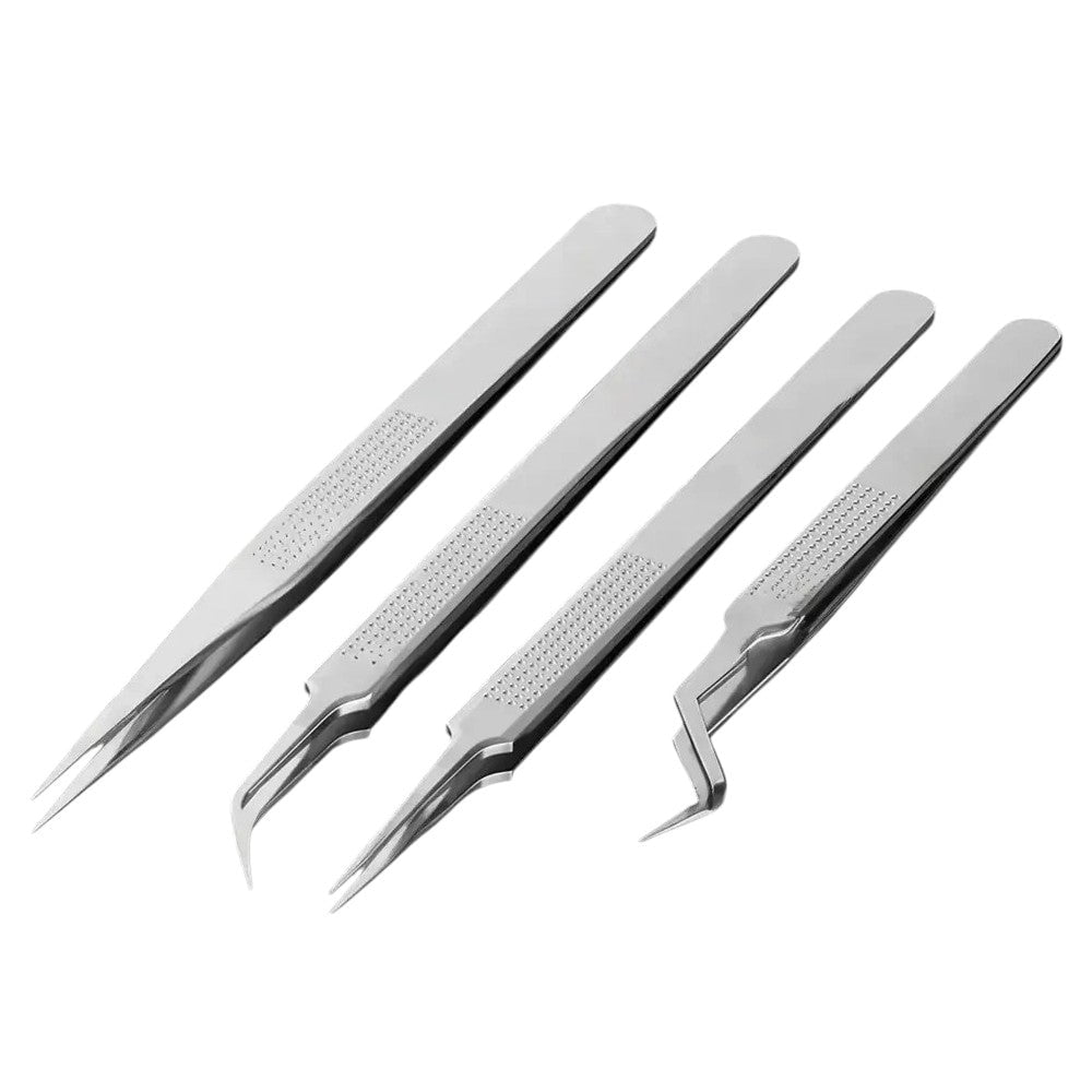 Stainless Steel High Precision Chip Tinning Tweezers for IC Repair (Set of 4) PPD 3XS Series