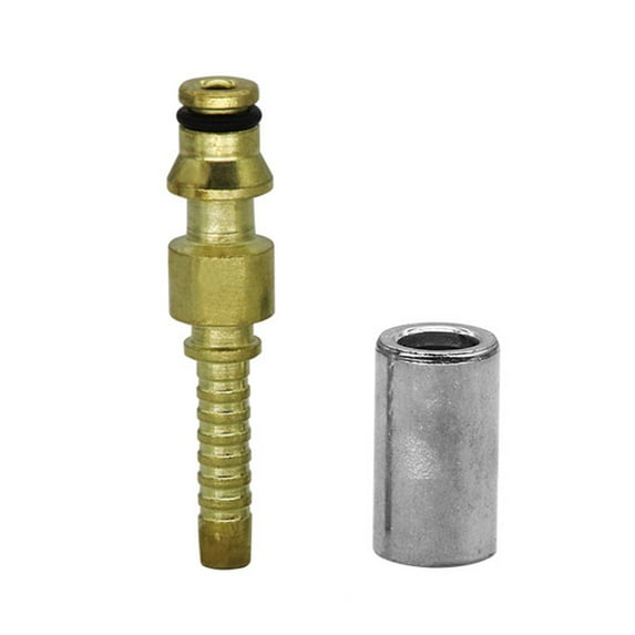 Stainless Steel High Pressure Washer Hose Insert Fittings Auto Washer Water Cleaning Hose Pipe Fitting Twist